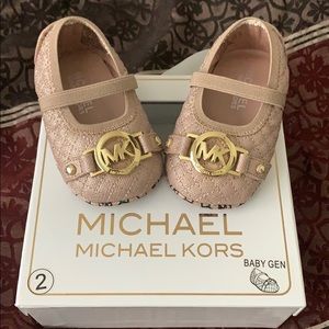 Michael Kors Kids (Rose Gold Shimmer Saffiano)